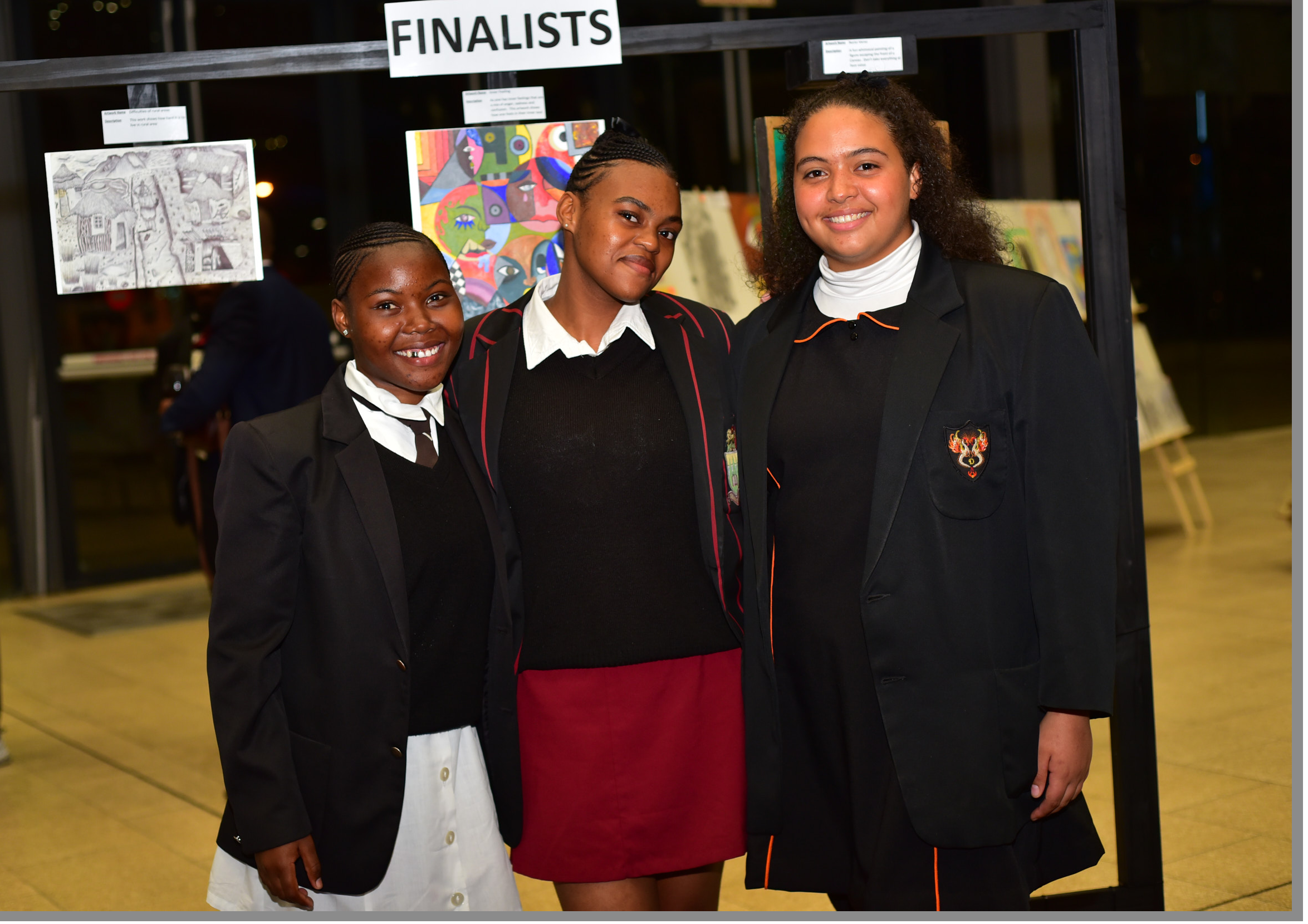 The winners of our First Inaugural High School Arts Competition